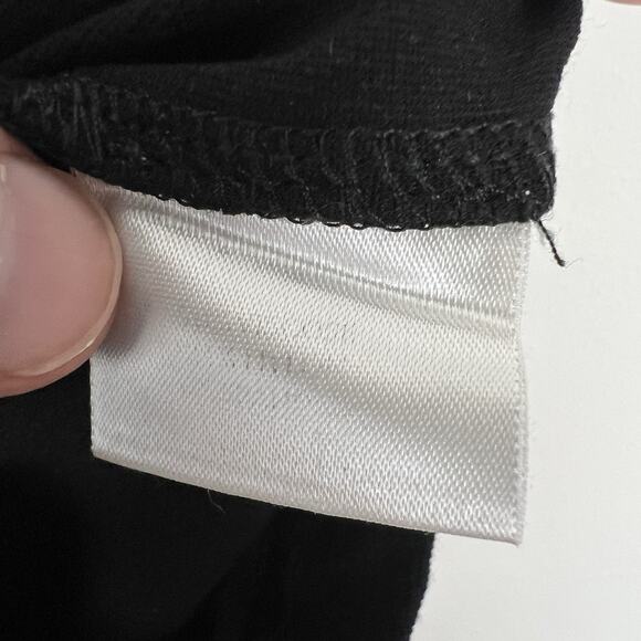 Eileen Fisher Small Petite Black Viscose Knit Pull On Ankle Cropped Legging Pant - Picture 8 of 8